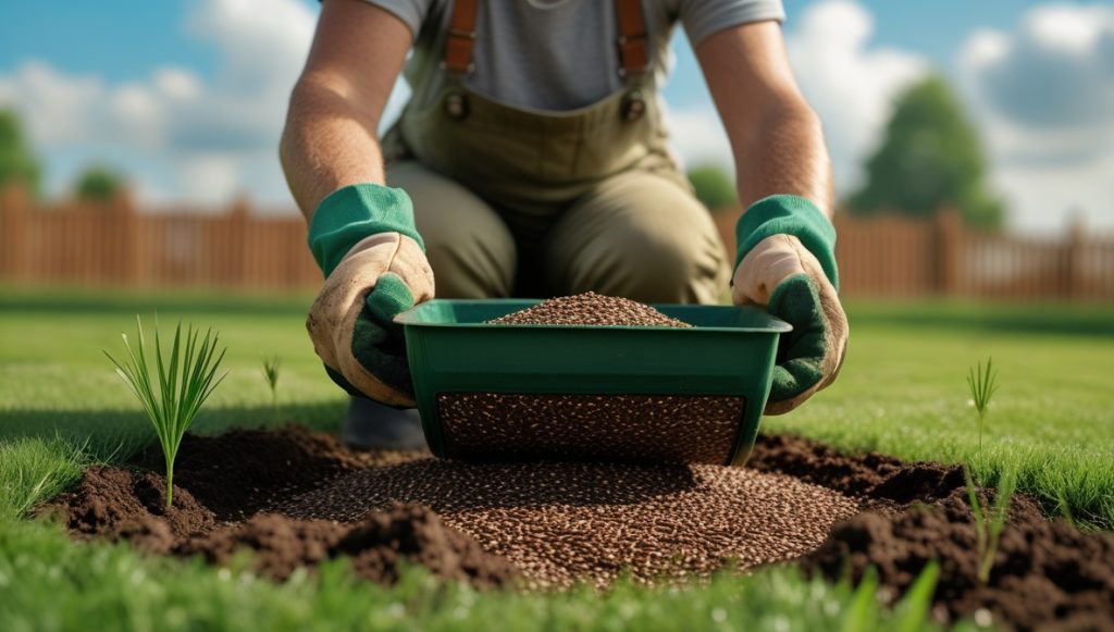 How do you plant rye grass seed