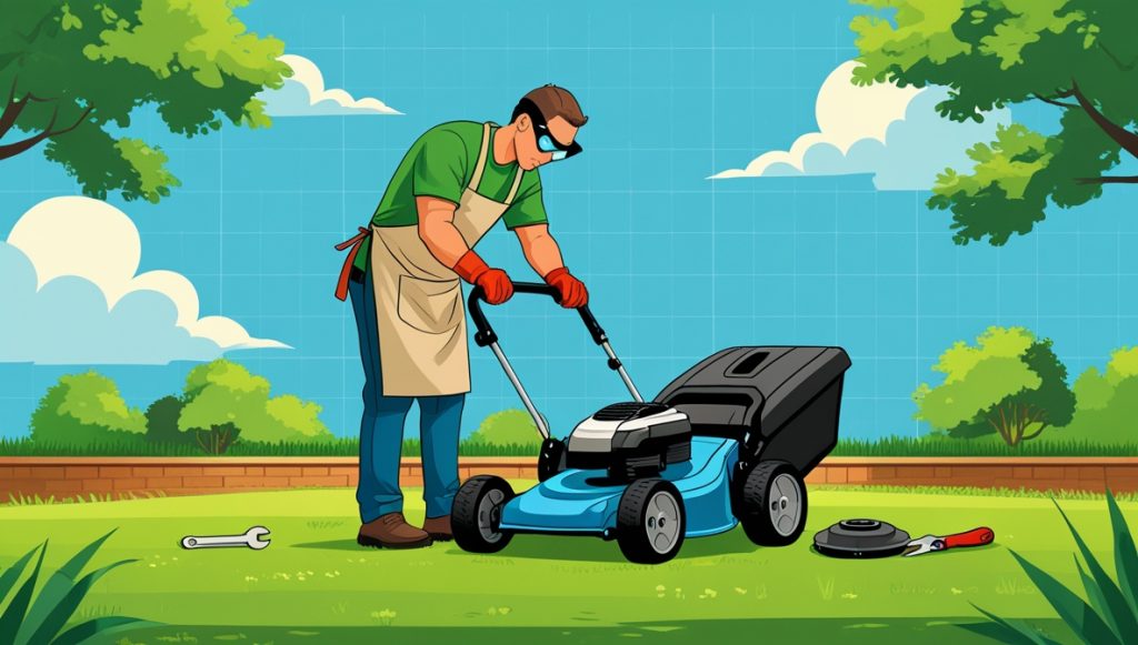 How to replace lawn mower blade