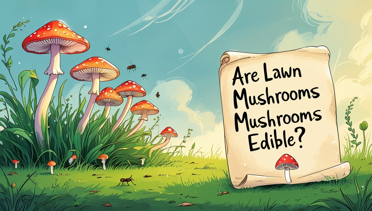 are lawn mushrooms edible