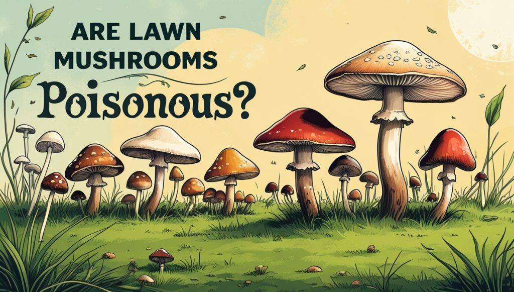 are lawn mushrooms poisonous