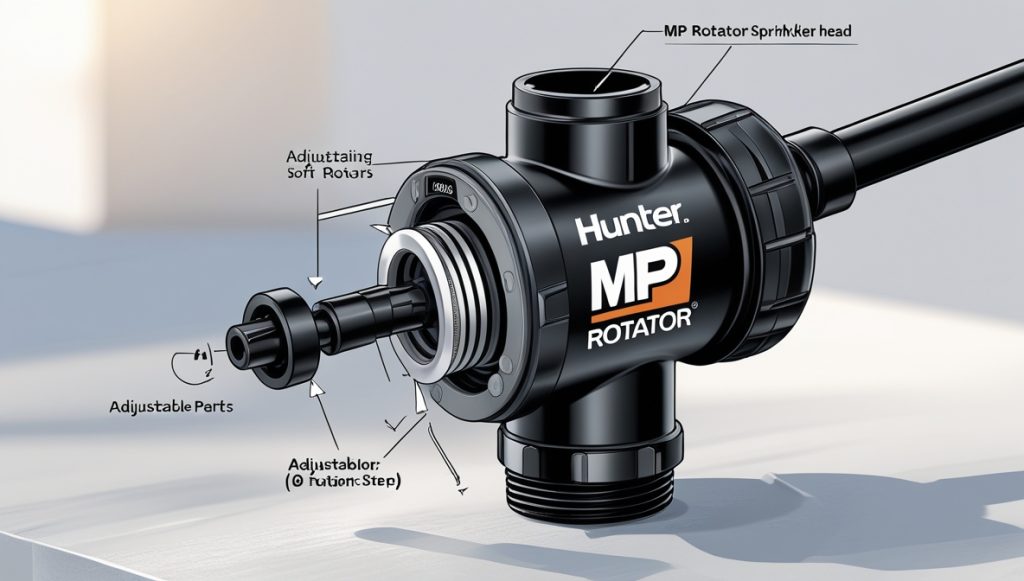 how to adjust hunter mp rotator sprinkler heads