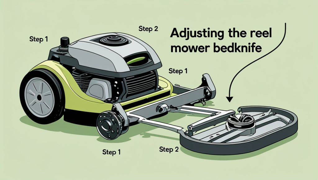 how to adjust reel mower bedknife