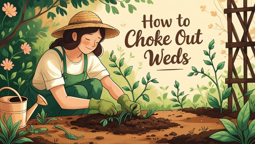 how to choke out weeds