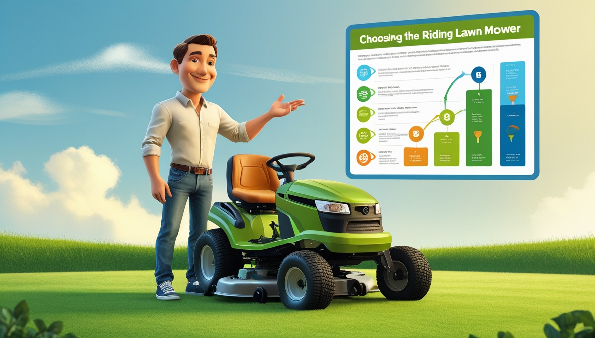 how to choose a riding lawn mower