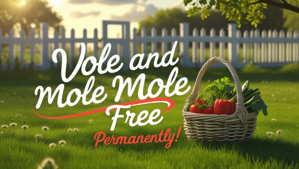 how to get rid of voles moles permanently